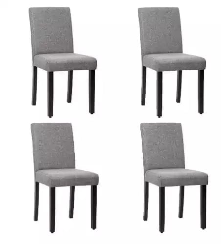 FDW Kitchen Room Side Armless Fabric Cushion Chair FDW Kitchen Room Side Armless Fabric Cushion Chair