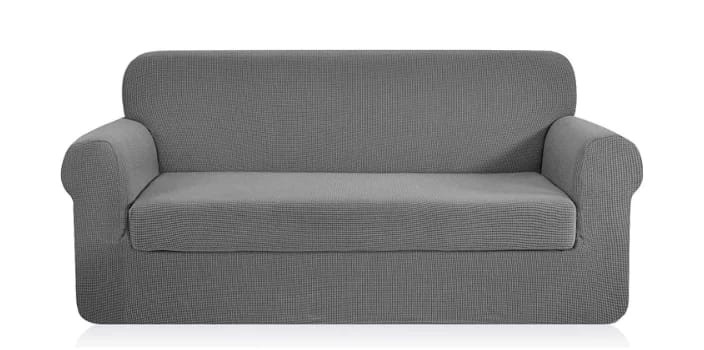Chun YI 2- piece jacquard polyester spandex slipcover sofa Chun YI 2- piece jacquard polyester spandex slipcover sofa