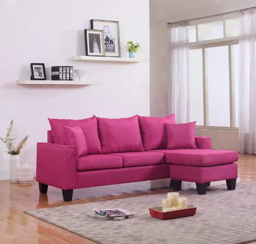 Divano Roma Furniture modern linen fabric