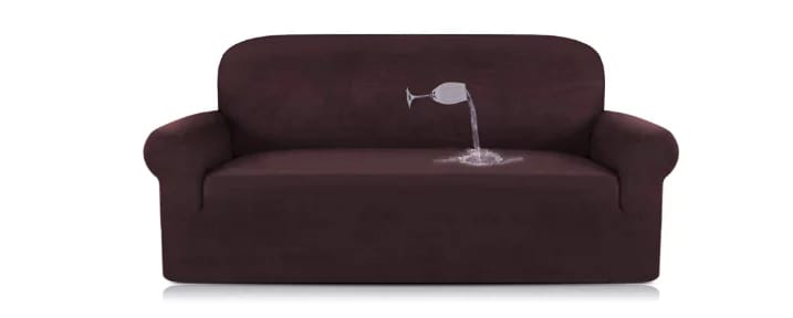 Turquoize brown sofa slipcover Turquoize brown sofa slipcover
