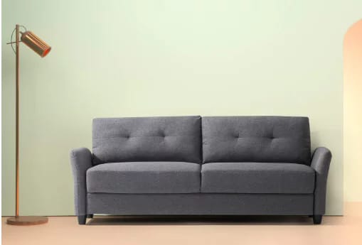 Zinus ricardo contemporary fabric 78.4” sofa