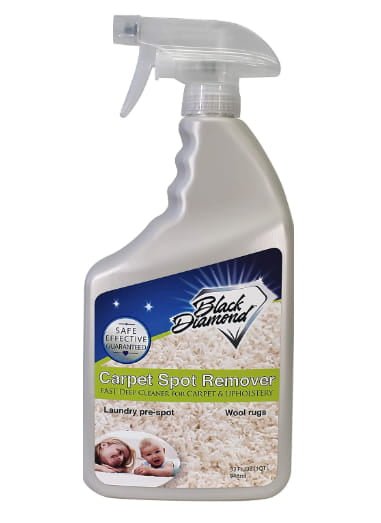 Black diamond carpet spot remover