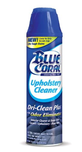 Blue coral upholstery cleaner