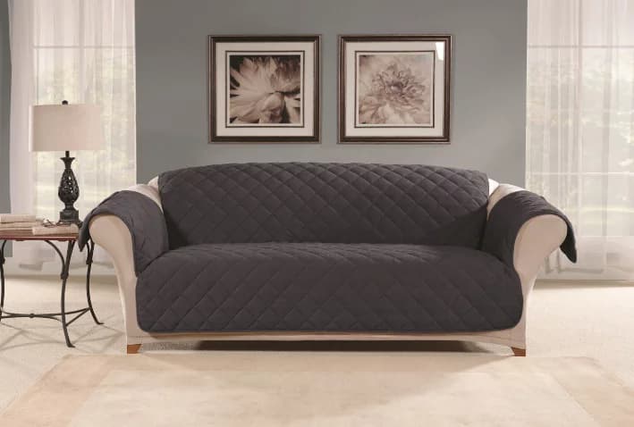 SureFit Microfleece Sofa Pet Furniture Cover