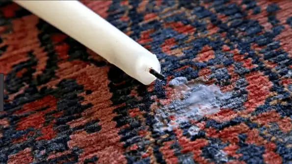 how to get wax out of fabric