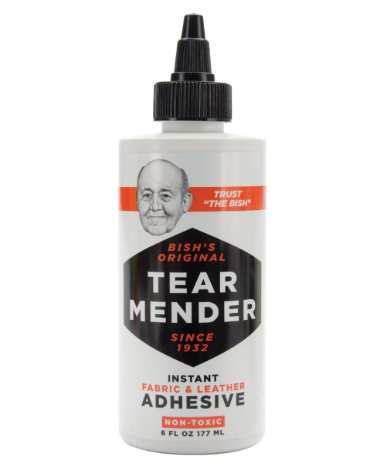 Tear Mender instant fabric and leather adhesive