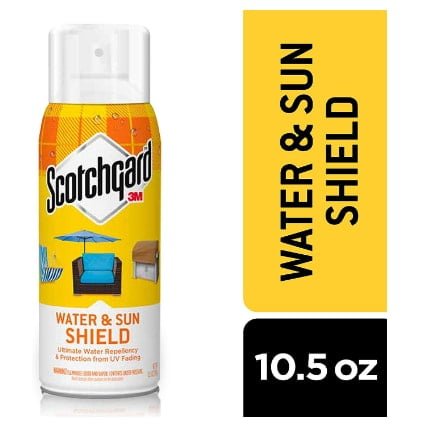 Scotchgard water and sun screen