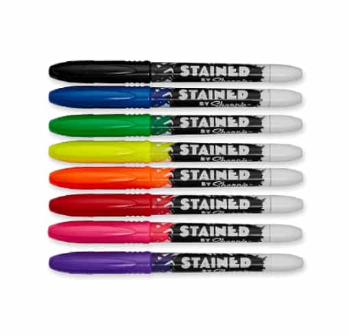 Bright Colors Sharpie 1779005 Stained Fabric Markers