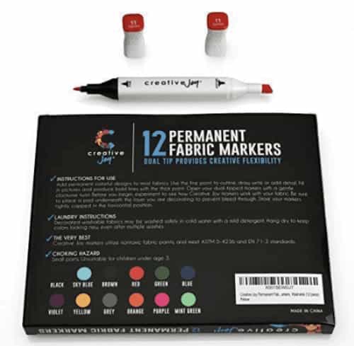Creative Joy Brilliant Colors Permanent Fabric Markers
