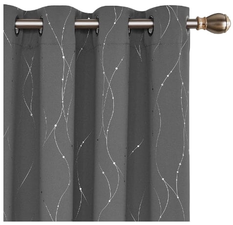 Deconovo Blackout Grommet Curtains for Living room