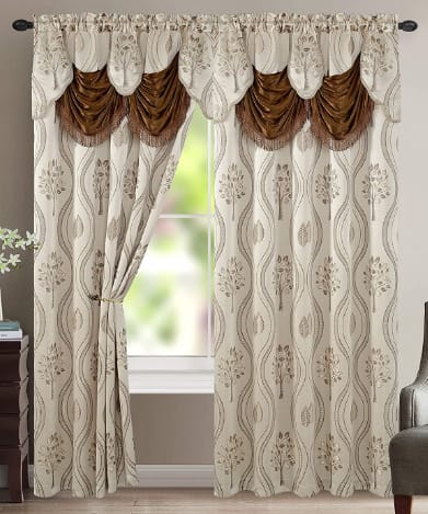 Elegant Comfort Luxurious Beautiful Living Room Curtain set