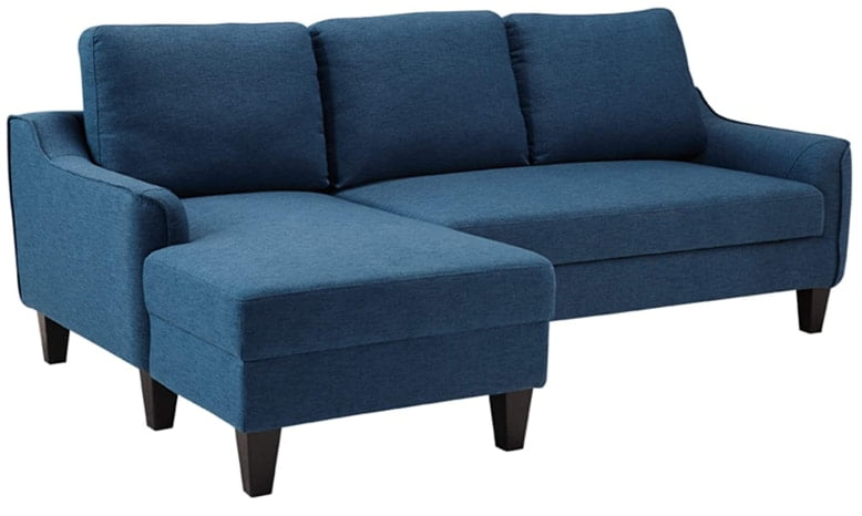 Signature Design By Ashley - Blue Upholstered Sectional Sofa