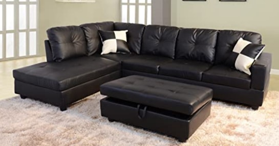 Beverly Fine-Furniture Sectional Sofa Set