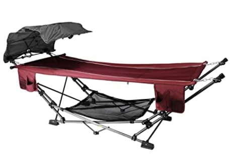 ZENITHEN LIMITED Folding Hammock With A Retractable Canopy