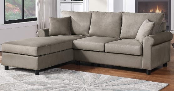 Modern Upholstered Sectional Sofa Couch, L-Shape Couch For Small Space, Apartment, Living Room