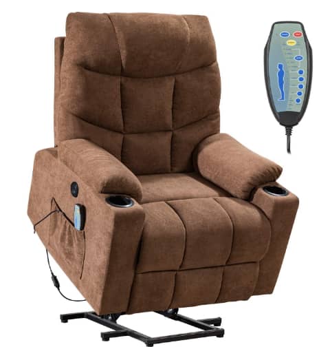 FDW Store Power Electric Wall Hugging Massage Recliner Chair