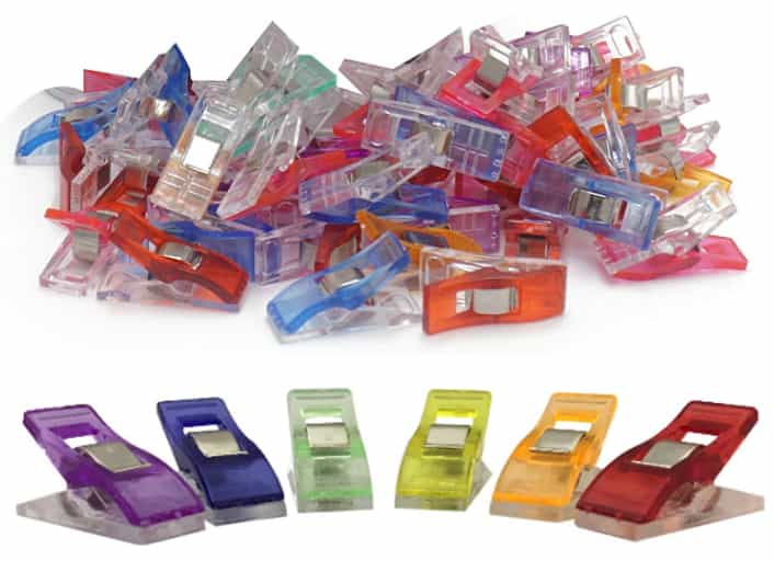 Magik Clips-100 Pack- Sewing Clips For Quilting And Crafts