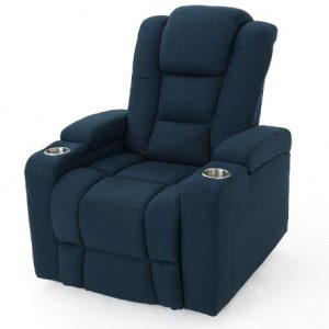 Everette Power Motion Recliner with Cup Holder and Storage