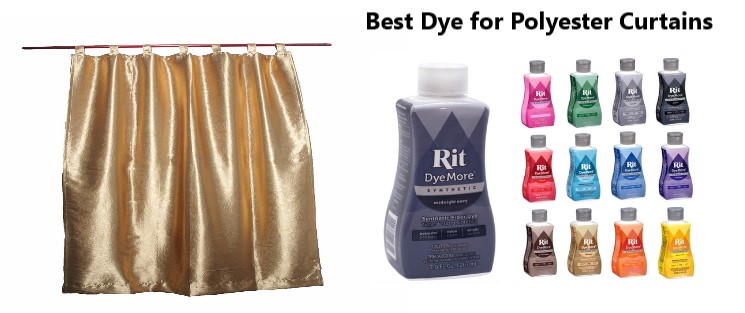 best dye for polyester curtains