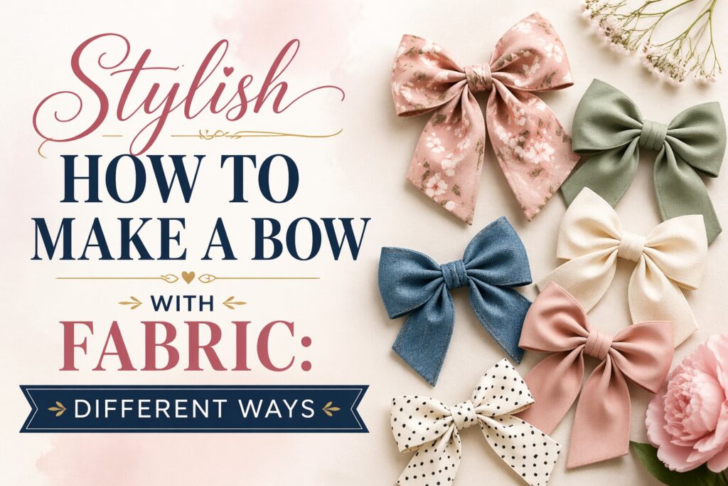 How to Make a Bow with Fabric