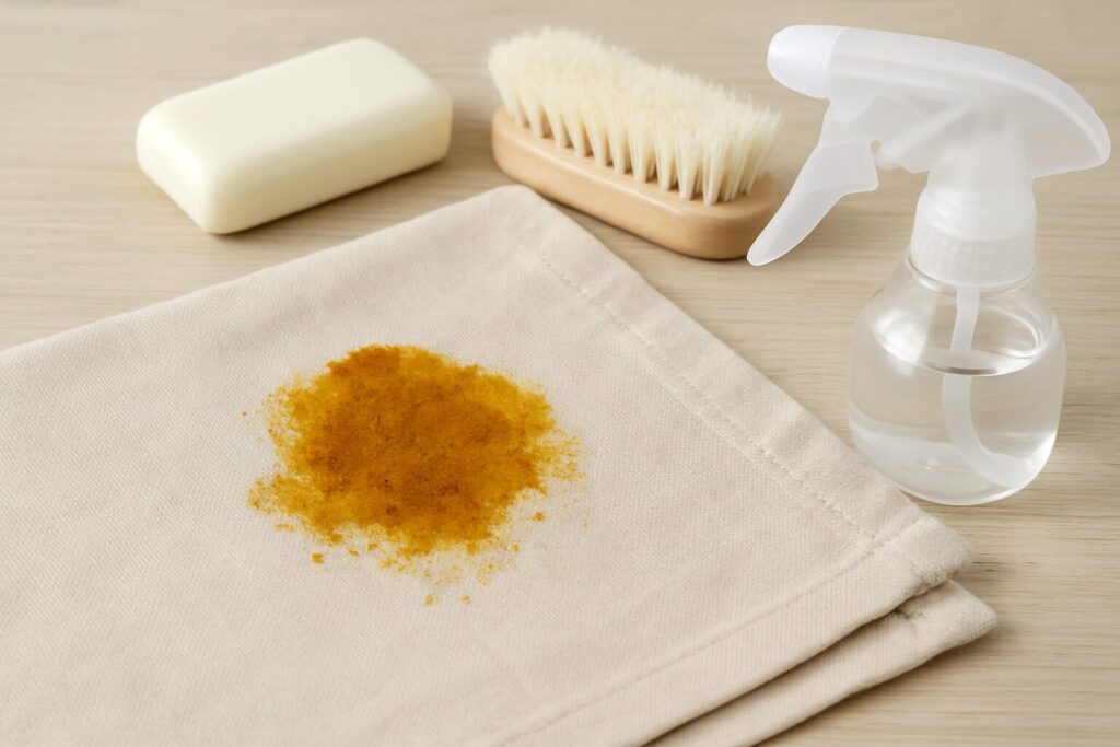 How to Remove Curry Stains from Clothes