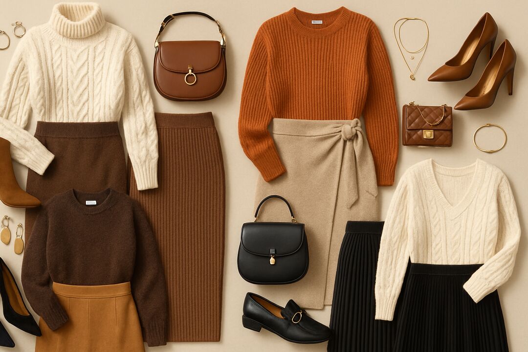 30+ Sweater and Skirt Outfit Ideas for Black Women