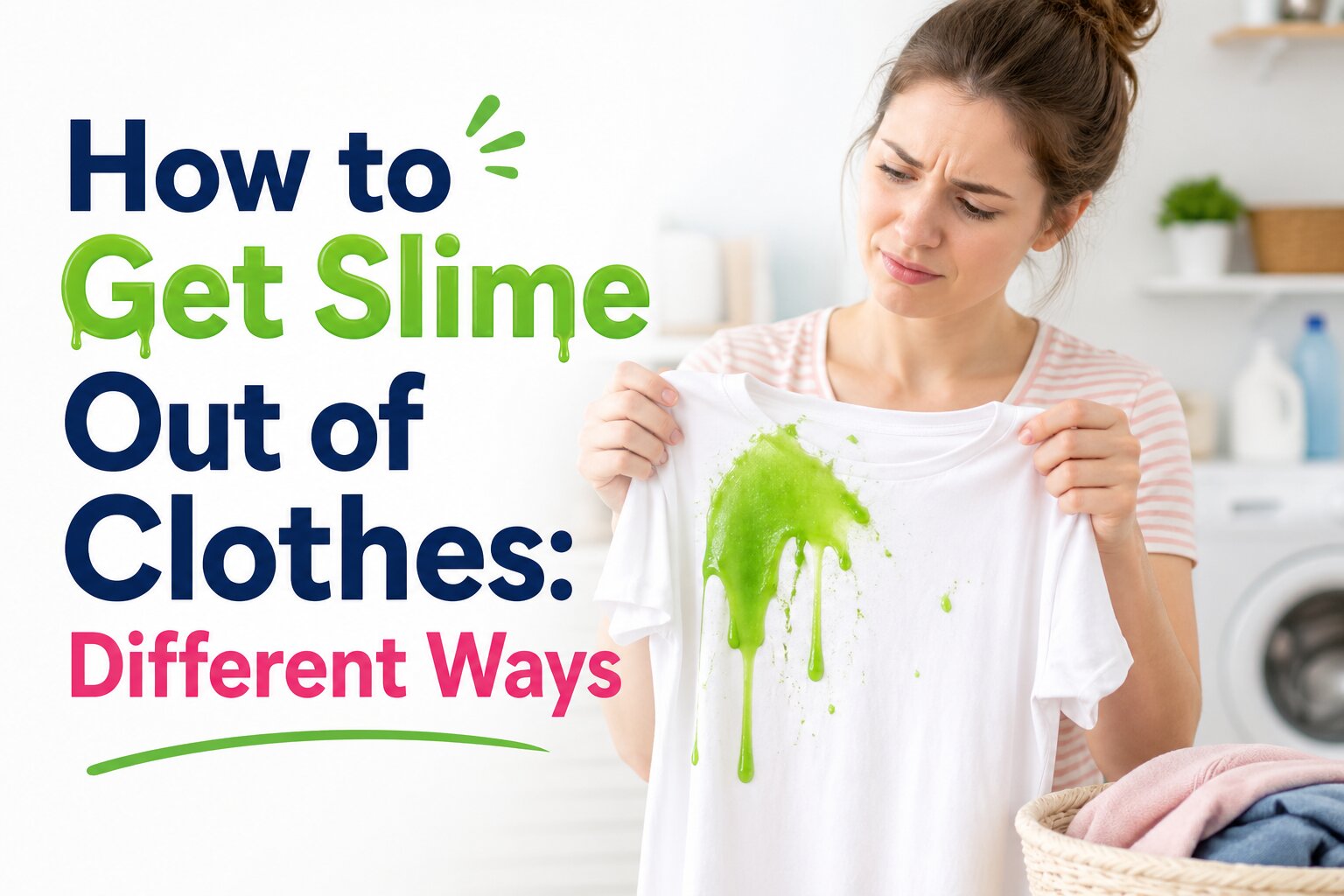 How to Get Slime Out of Clothes: Different Ways
