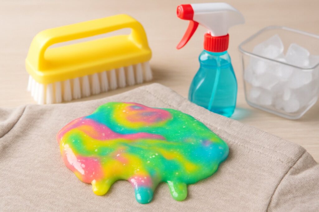 How to Get Slime Out of Clothes