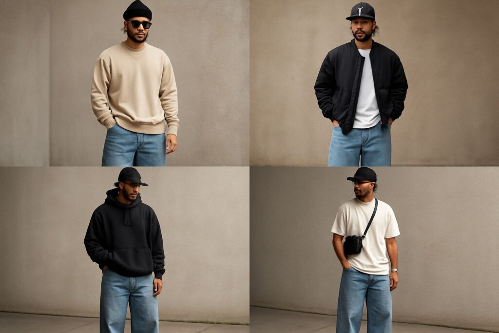 How to Style Baggy Jeans for Men