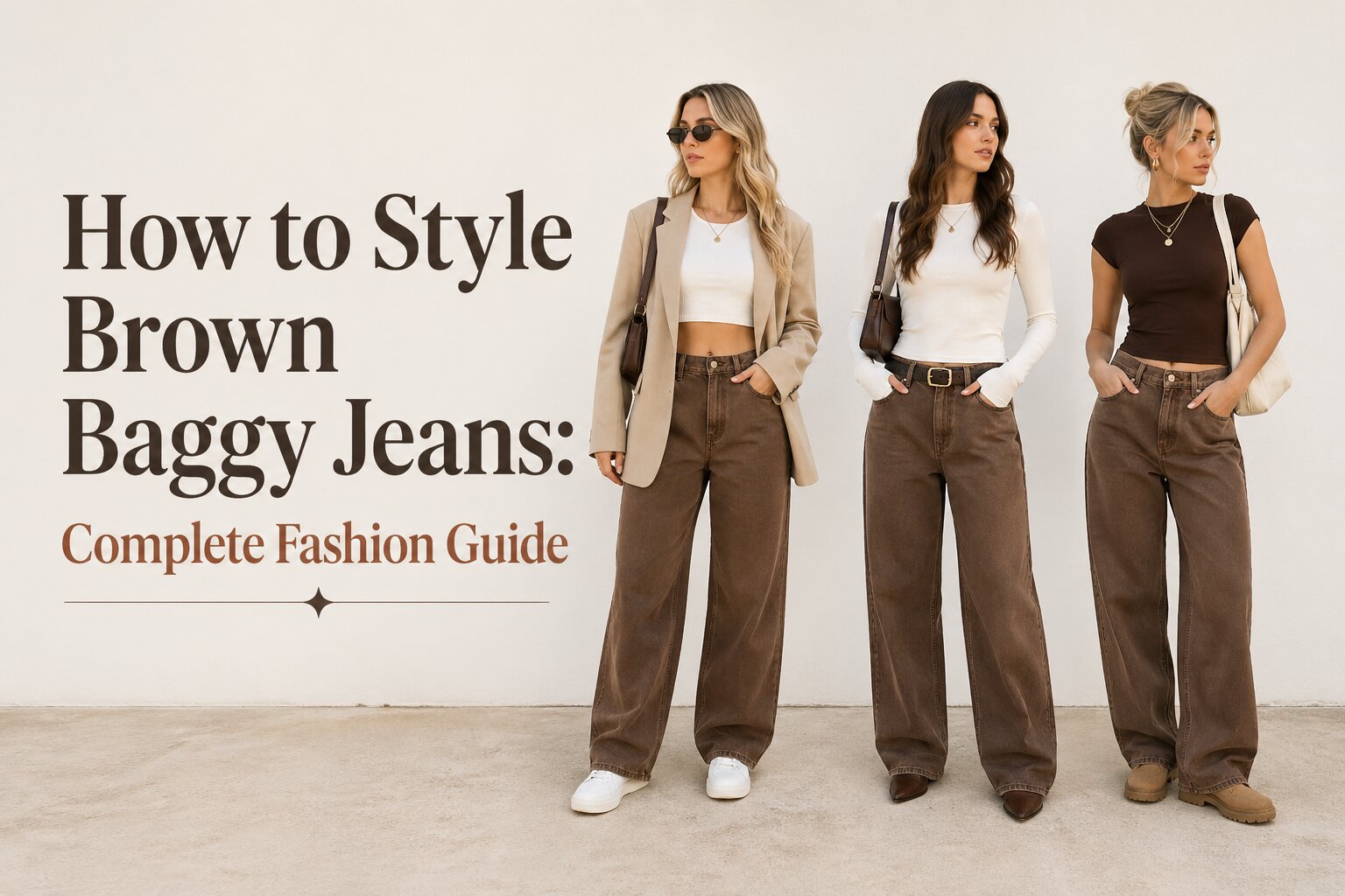 How to Style Brown Baggy Jeans: Complete Fashion Guide