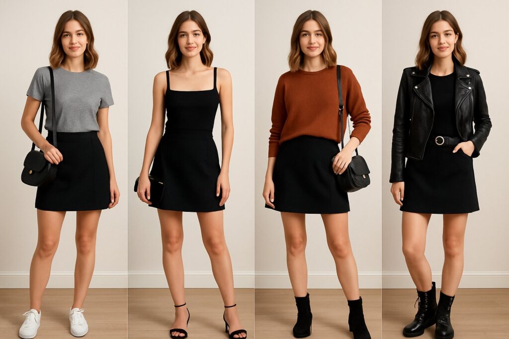 Short Black Skirt Outfit