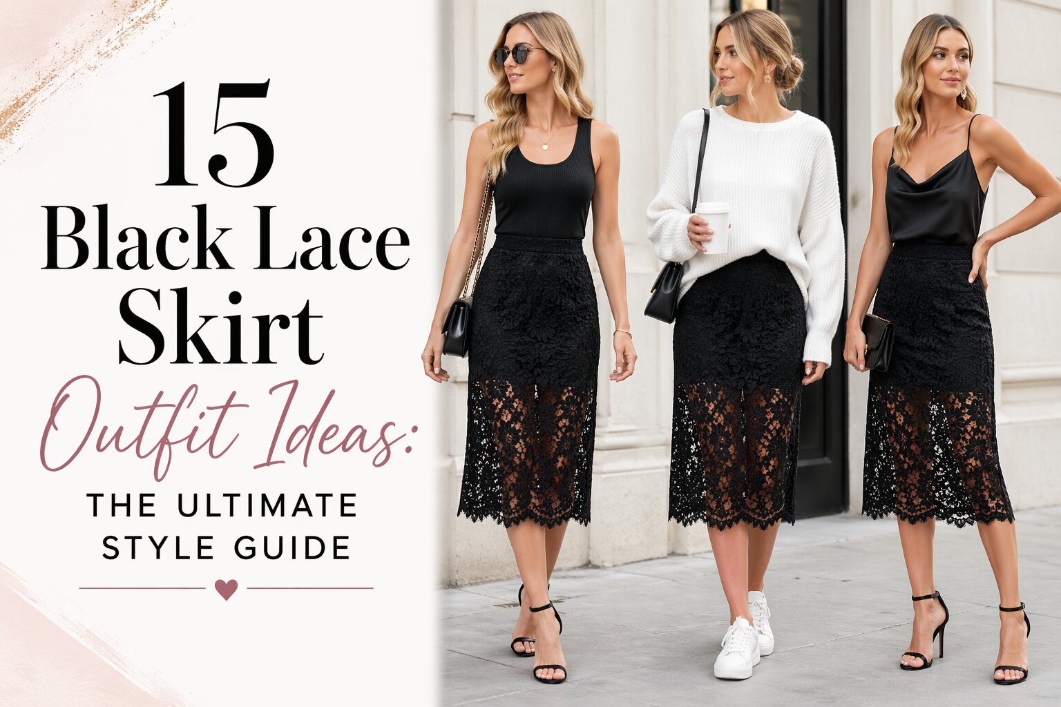 15 Black Lace Skirt Outfit Ideas: The Ultimate Style Guide