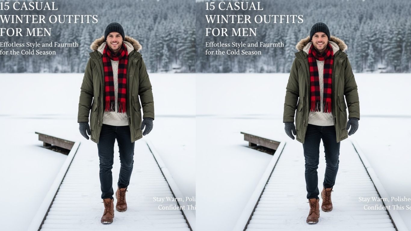 15 Casual Winter Outfits for Men: Effortless Style and Warmth for the Cold Season