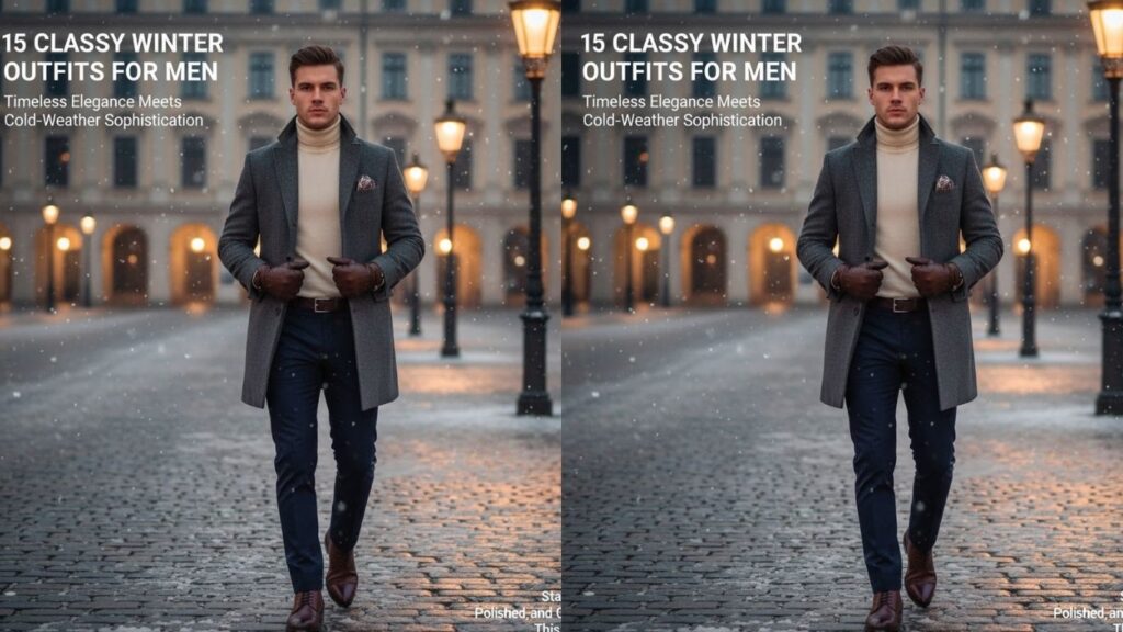 15 Classy Winter Outfits for Men