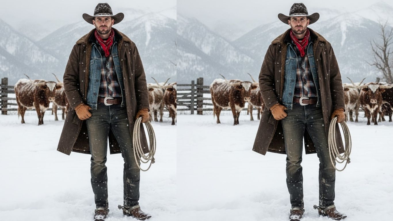 15 Cowboy Winter Outfits for Men – Rugged Warmth Meets Western Style