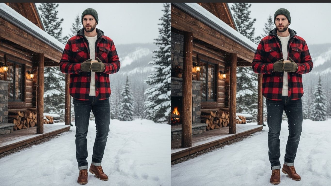 15 flannel outfits for men in winter. Timeless warmth and effortless style for the cold season