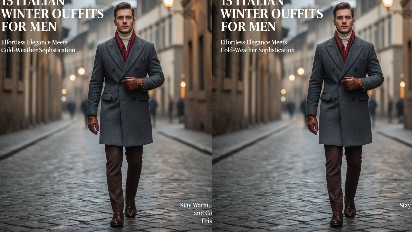 15 Italian Winter Outfits for Men: Effortless Elegance Meets Cold-Weather Sophistication