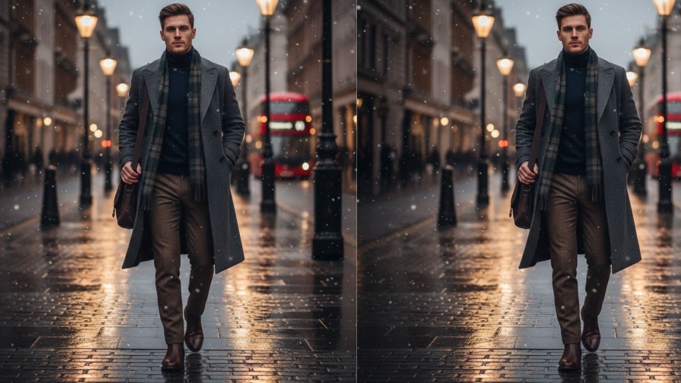 15 London Winter Outfits for Men: Classic Warmth Meets Modern Elegance