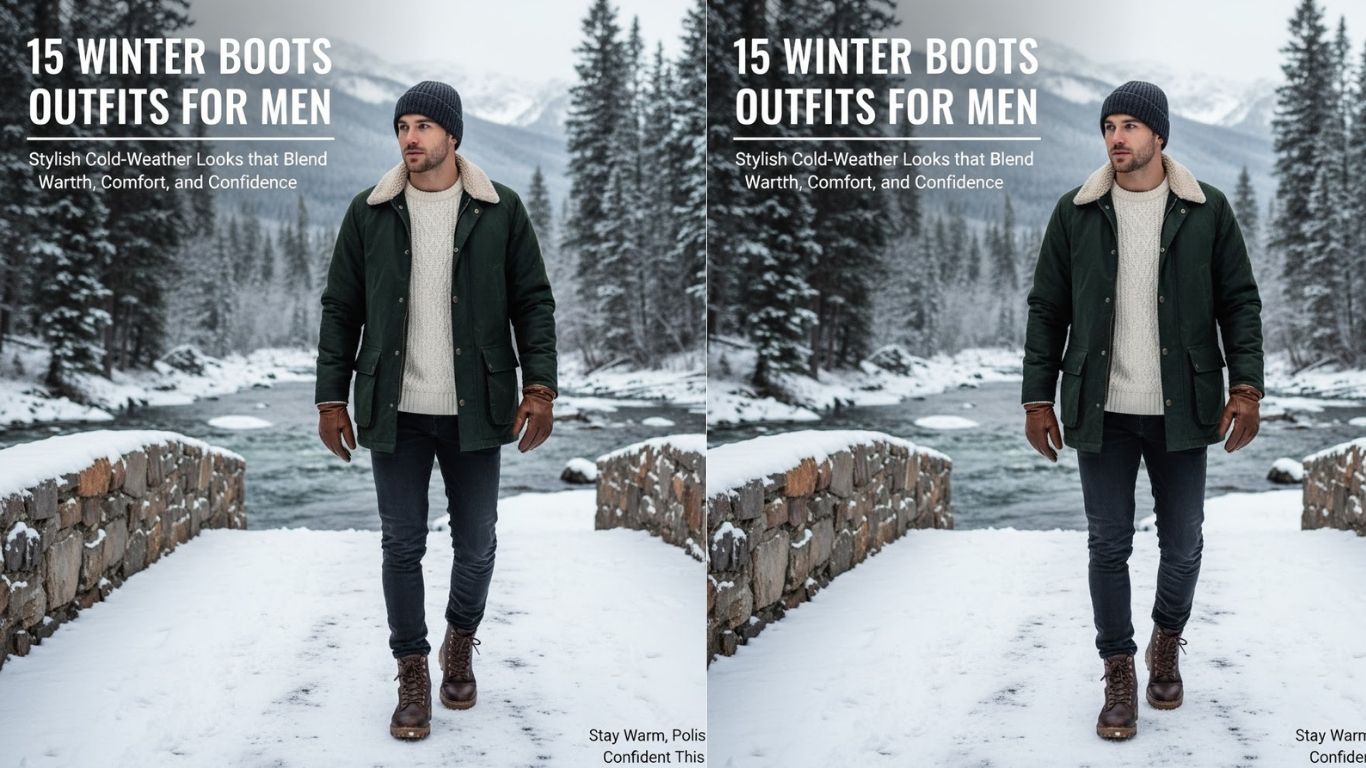 15 Winter Boots Outfits for Men: Stylish Cold-Weather Looks that Blend Warmth, Comfort, and Confidence
