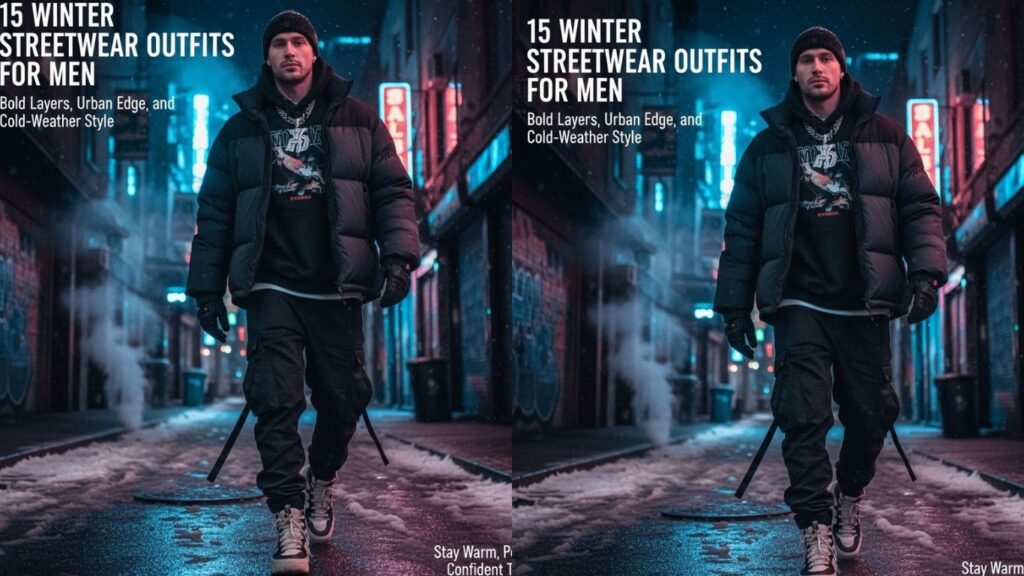 15 Winter Streetwear Outfits for Men