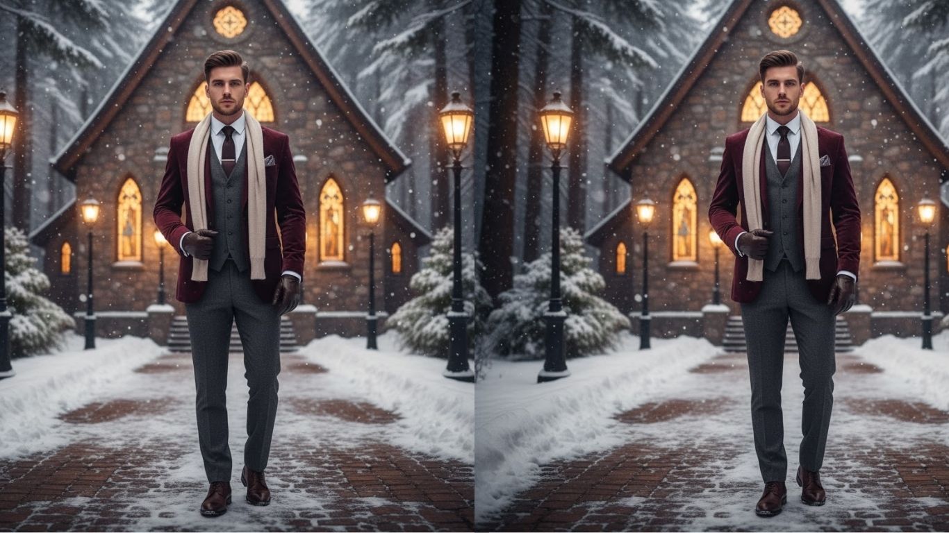 15 Winter Wedding Outfits for Men: Timeless Elegance Meets Seasonal Warmth