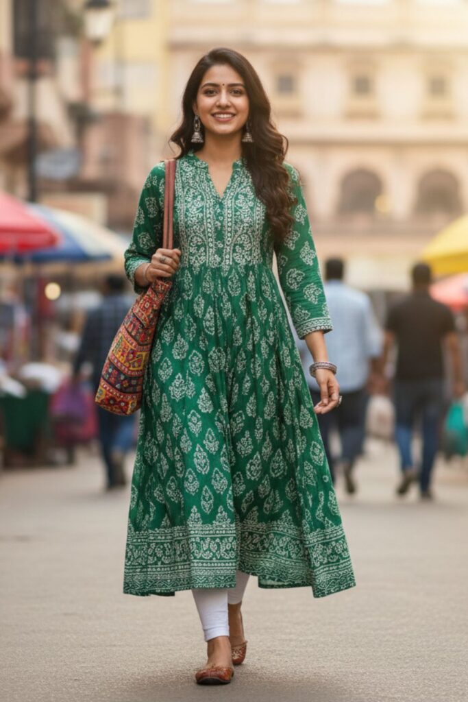 Cotton Kurta with Leggings