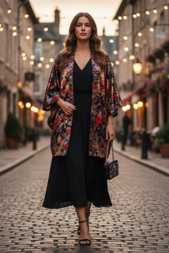 Kimono Jacket over Dress