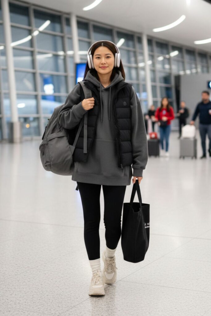 Oversized Hoodie with Leggings