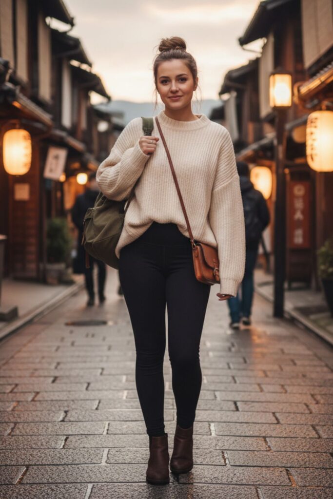 Oversized Sweater with Leggings