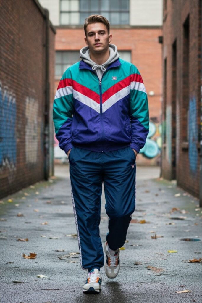 Windbreaker with Track Pants