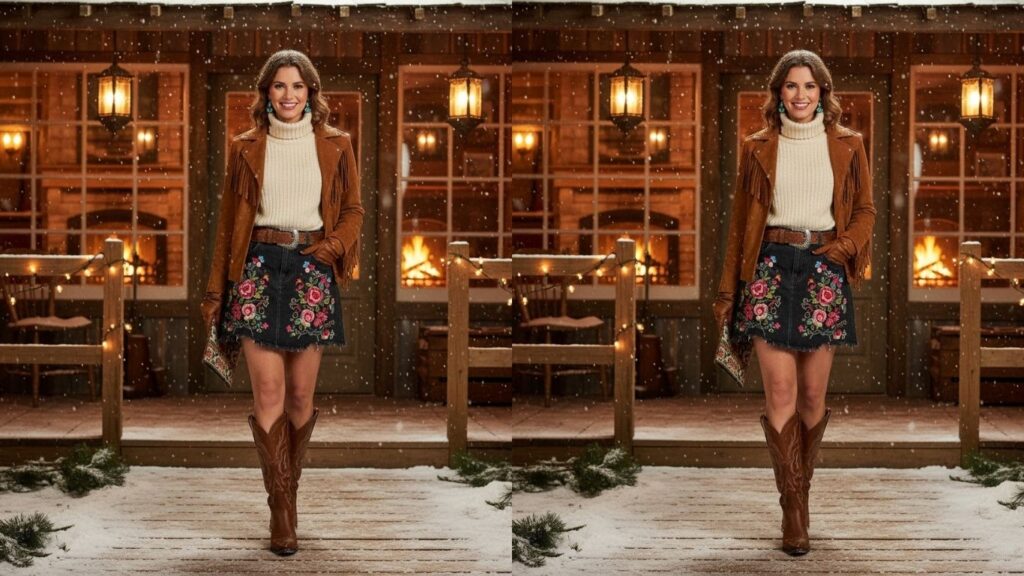 15 Western Going Out Outfit Winter