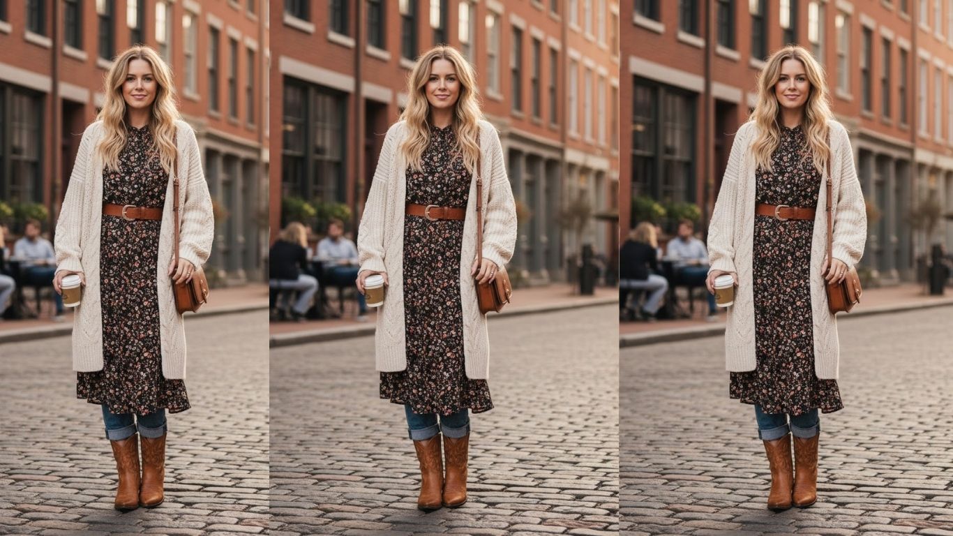 15 Ankle Cowboy Boots Outfit Ideas for Chic Everyday Styling