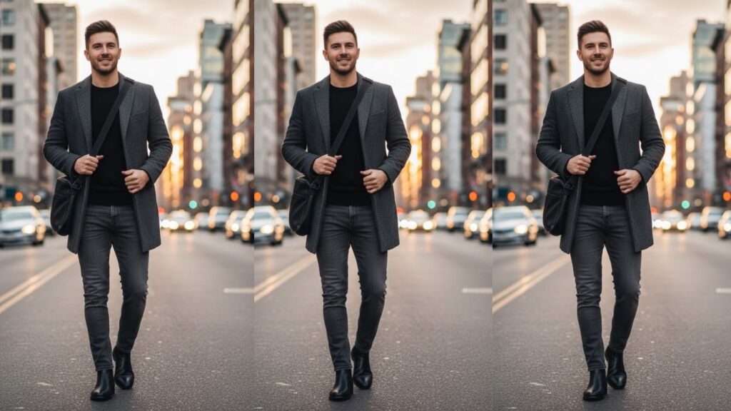 15 Black Chelsea Boots Men Outfits