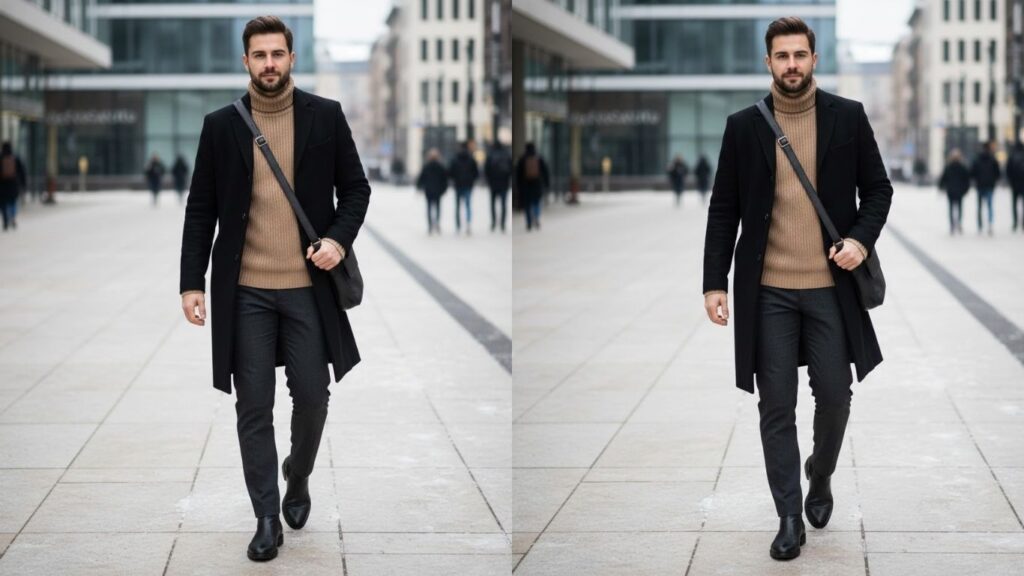 15 Black Coat Outfit Ideas Men